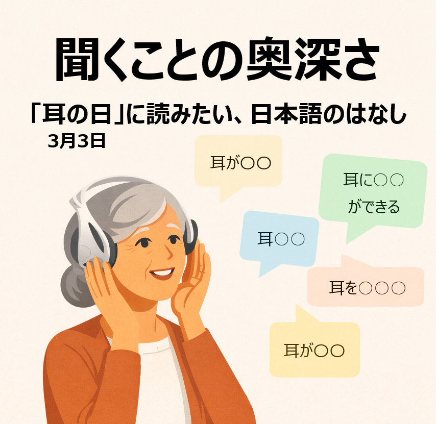 聞くことの奥深さ――「耳の日」に読みたい、日本語のはなし